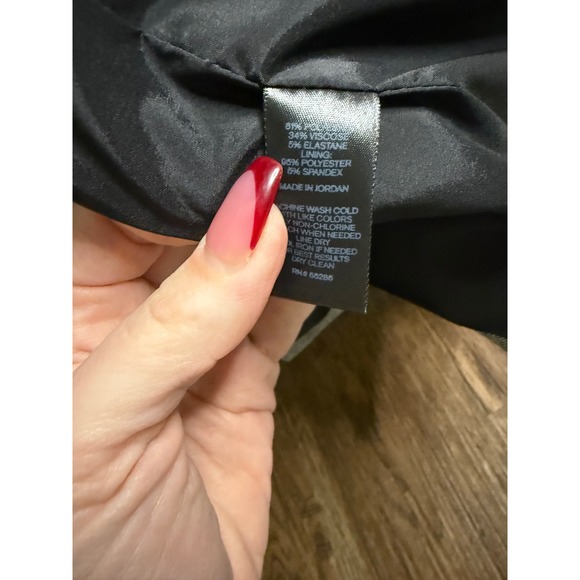 Express Women's 1 Button Blazer Jacket Sz 12 Gray Coat Career - Picture 3 of 5